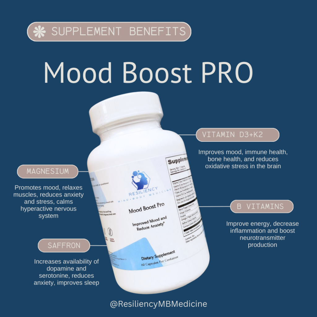 Mood Boost Pro supplement depression anxiety